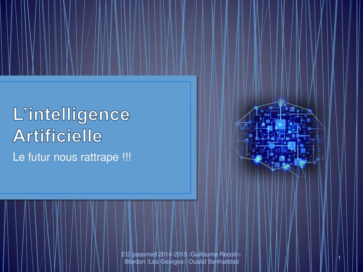 Intelligence Artificielle