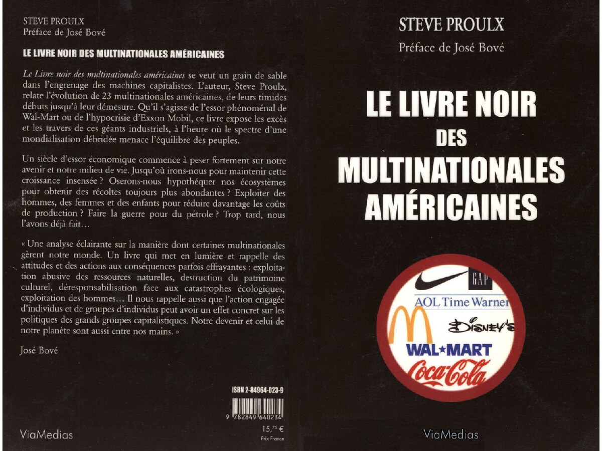 Le Livre Noir Des Multinationales Americaines