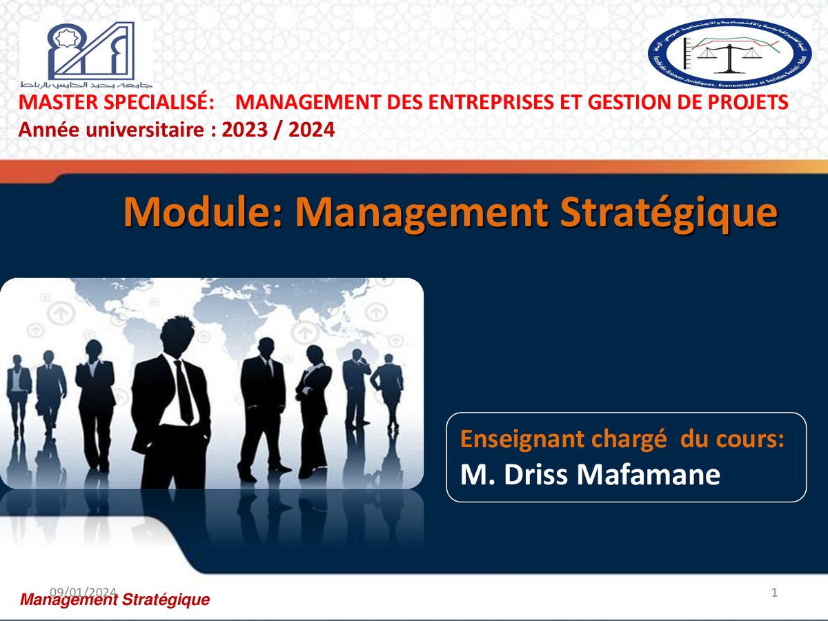 Management Stratégique