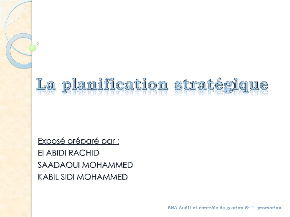 Planification-strategique