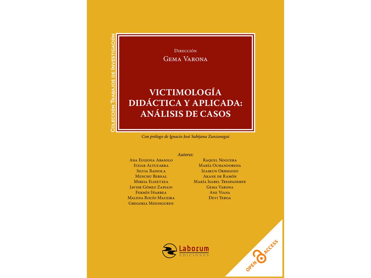 VICTIMOLOGÍA DIDÁCTICA Y APLICADA: ANÁLISIS DE CASOS