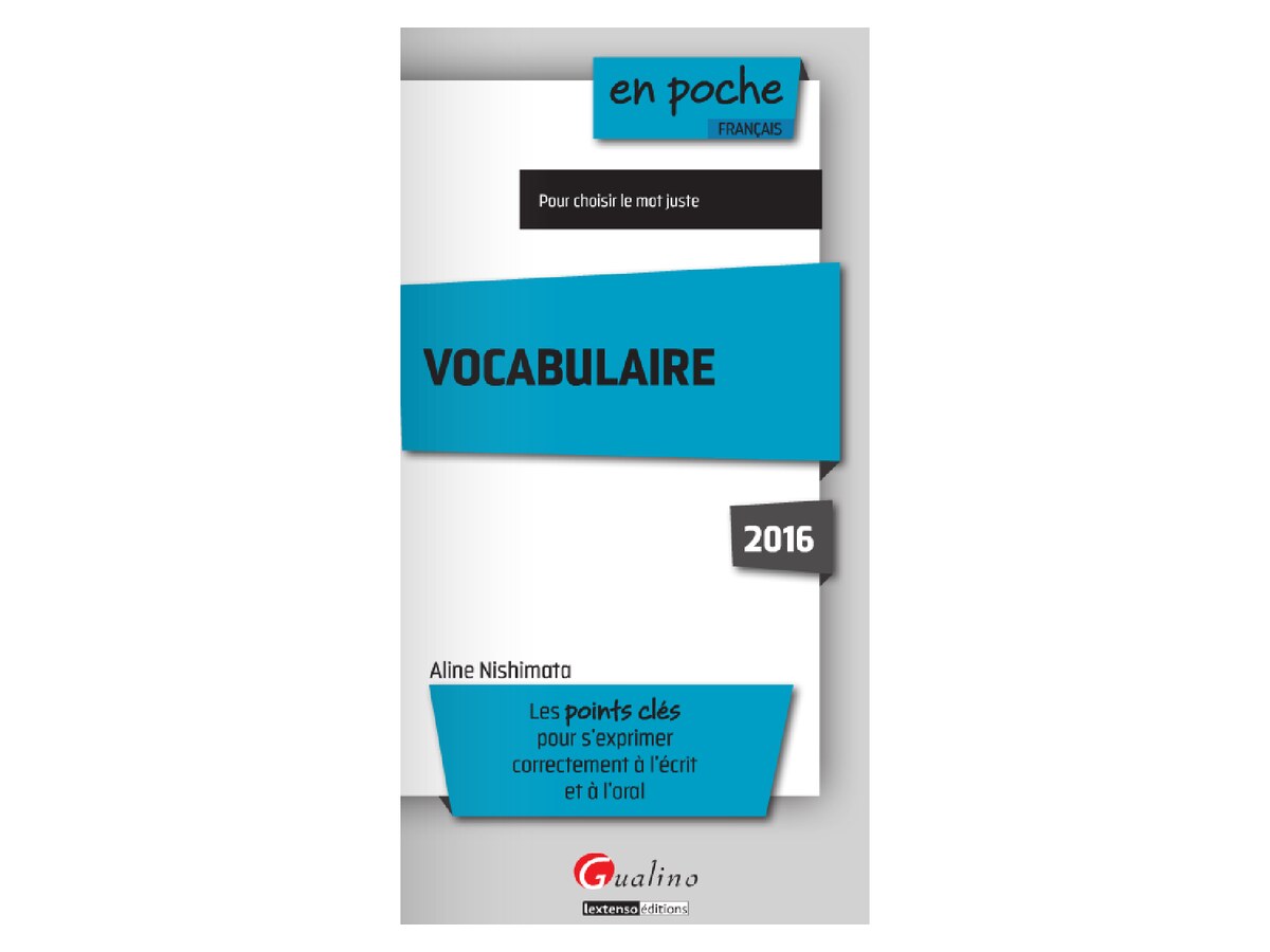 vocabulaire en poche